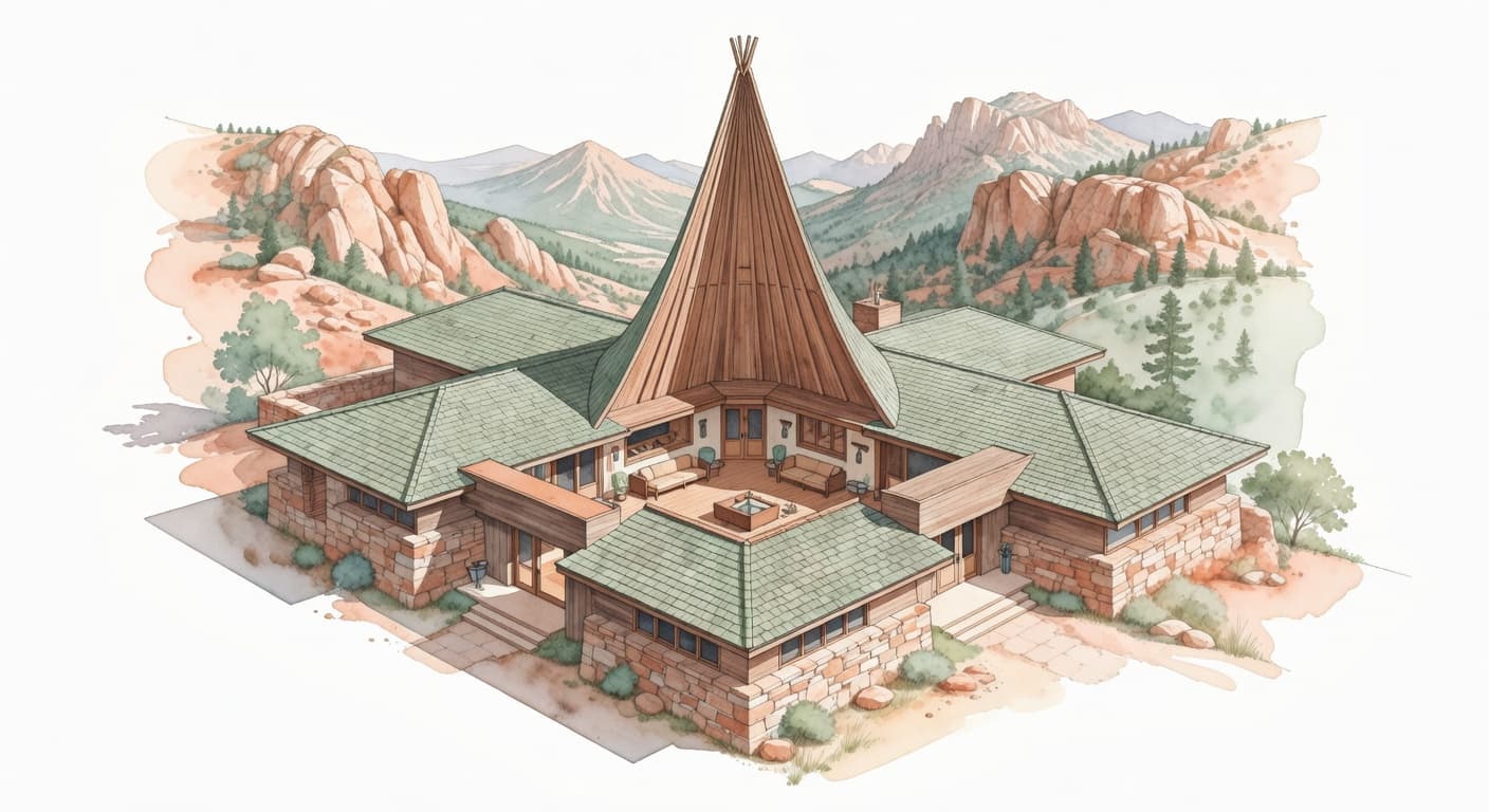 Friedman House Fir Tree