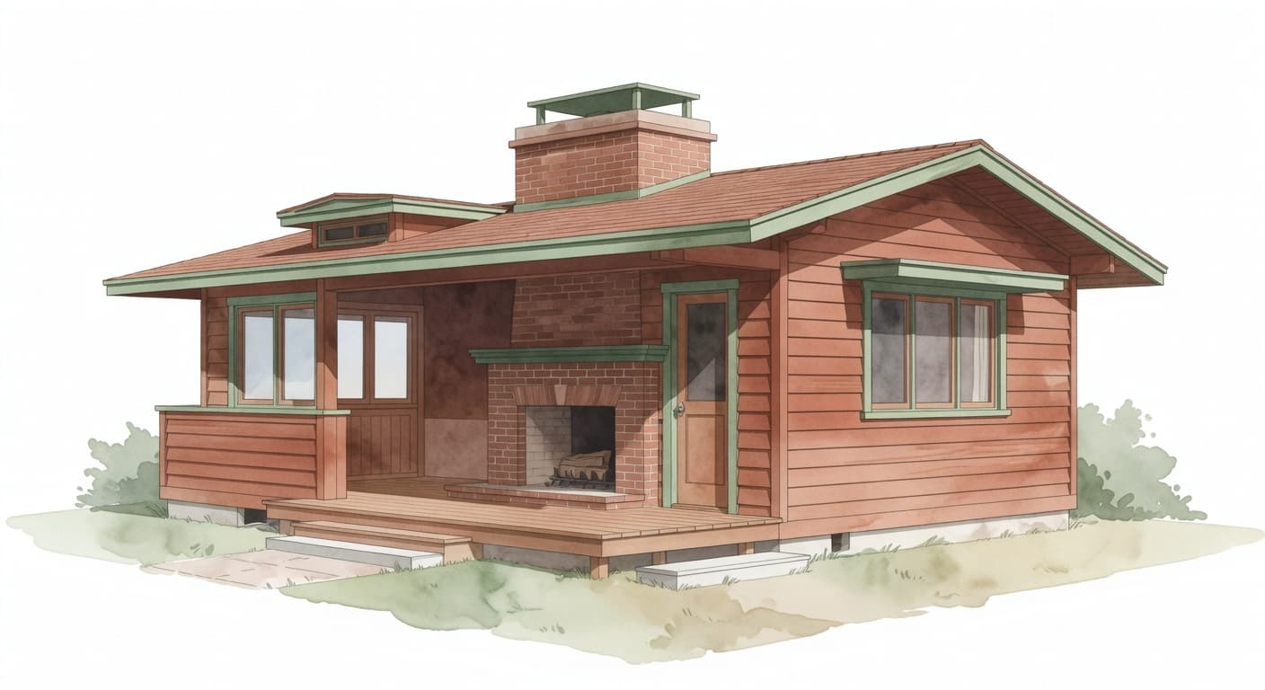 Walter Gerts Summer Cottage